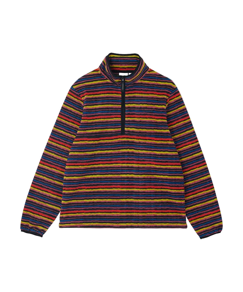 Thermal Fleece Pullover | Multi-stripe