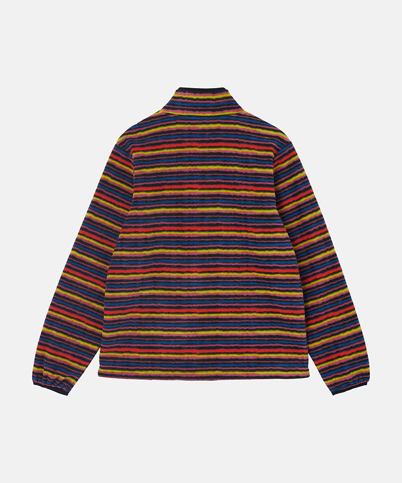 Thermal Fleece Pullover | Multi-stripe