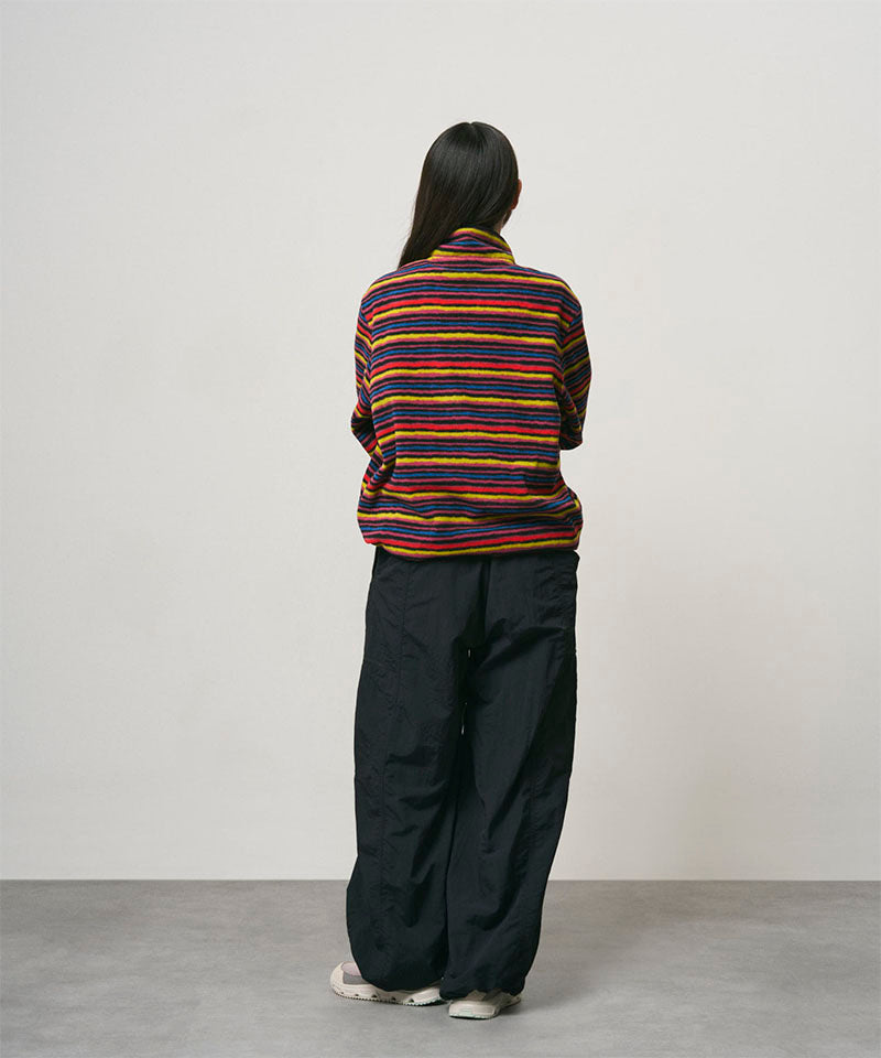 Thermal Fleece Pullover | Multi-stripe