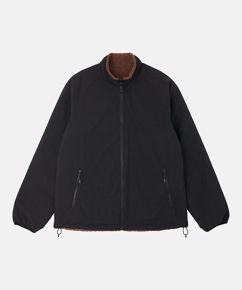 Reversible Sherpa Jacket | Dark Brown/Black