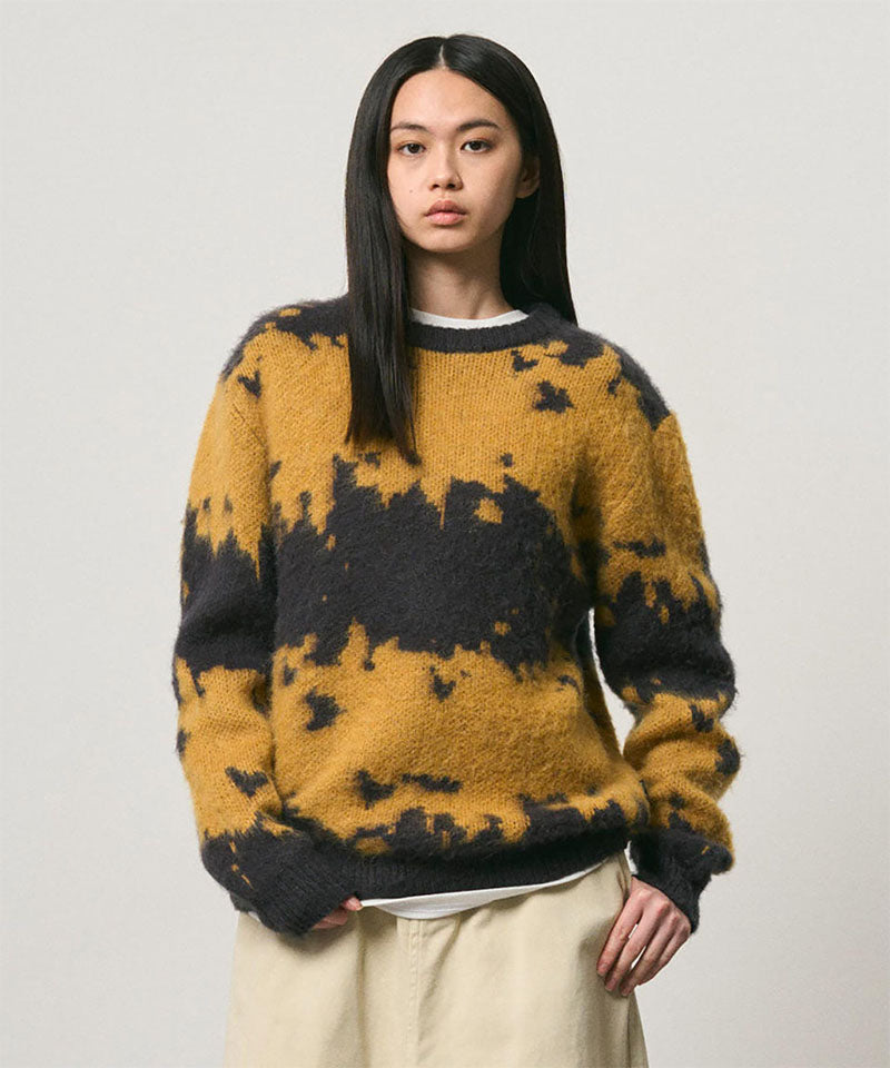 Mohair Splatter Sweater | Safron Splatter