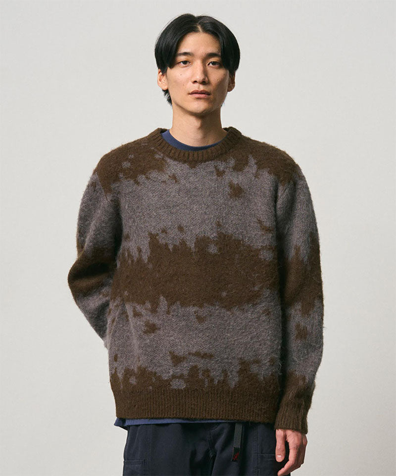 Mohair Splatter Sweater | Slate Splatter