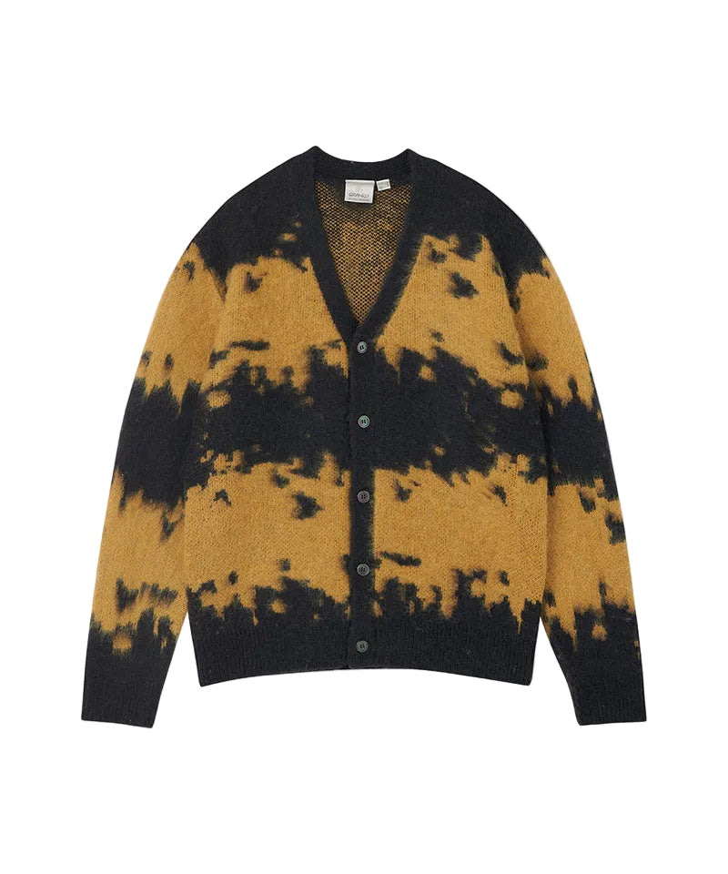 Mohair Splatter Cardigan | Safron Splatter