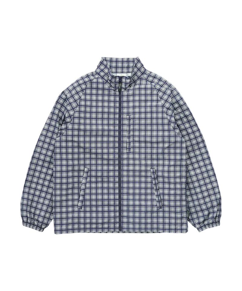 Checkered Shell Jacket | Navy Check