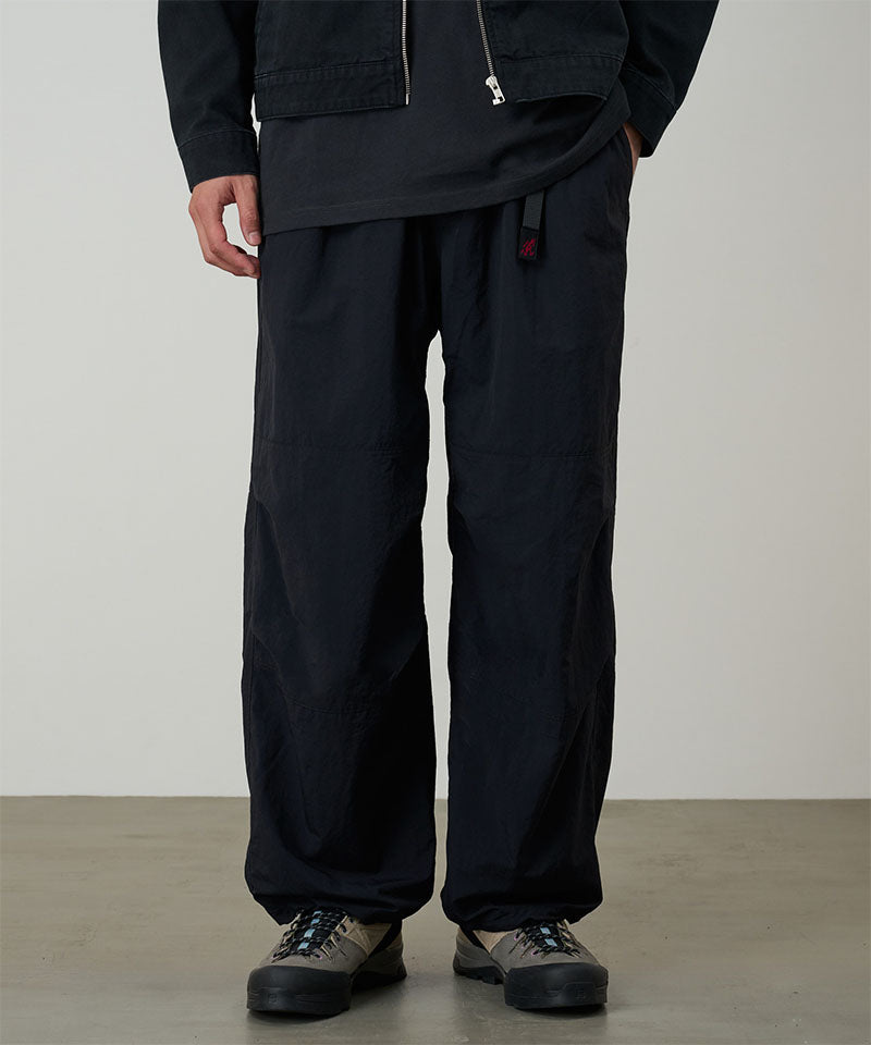 Nylon Paneled Trek Pant | Black
