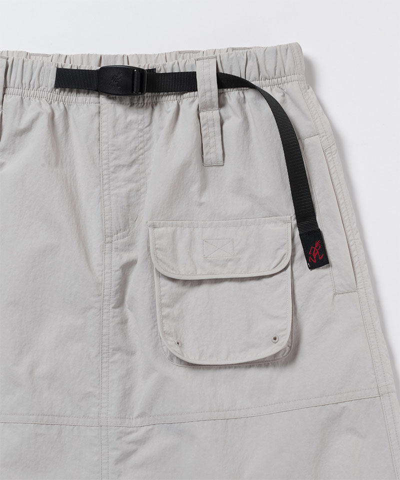 Nylon Utility Skirt | Ecru