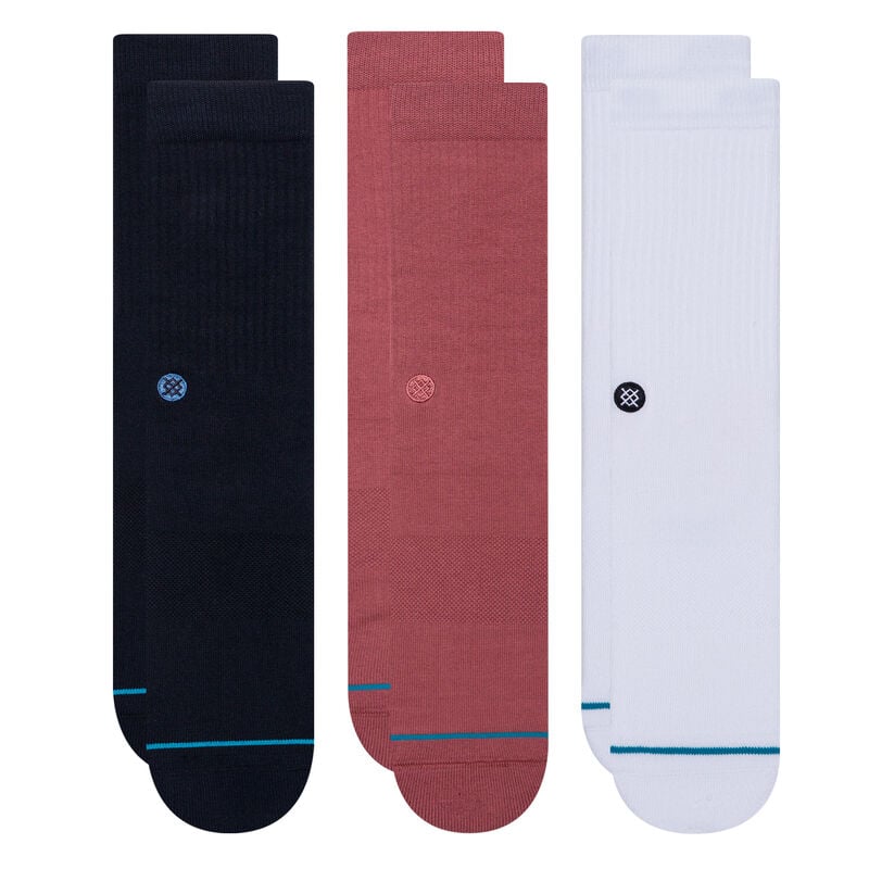 Icon Crew Socks 3 Pack