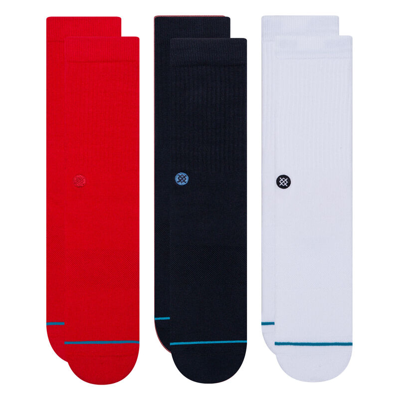 Icon Crew Socks 3 Pack