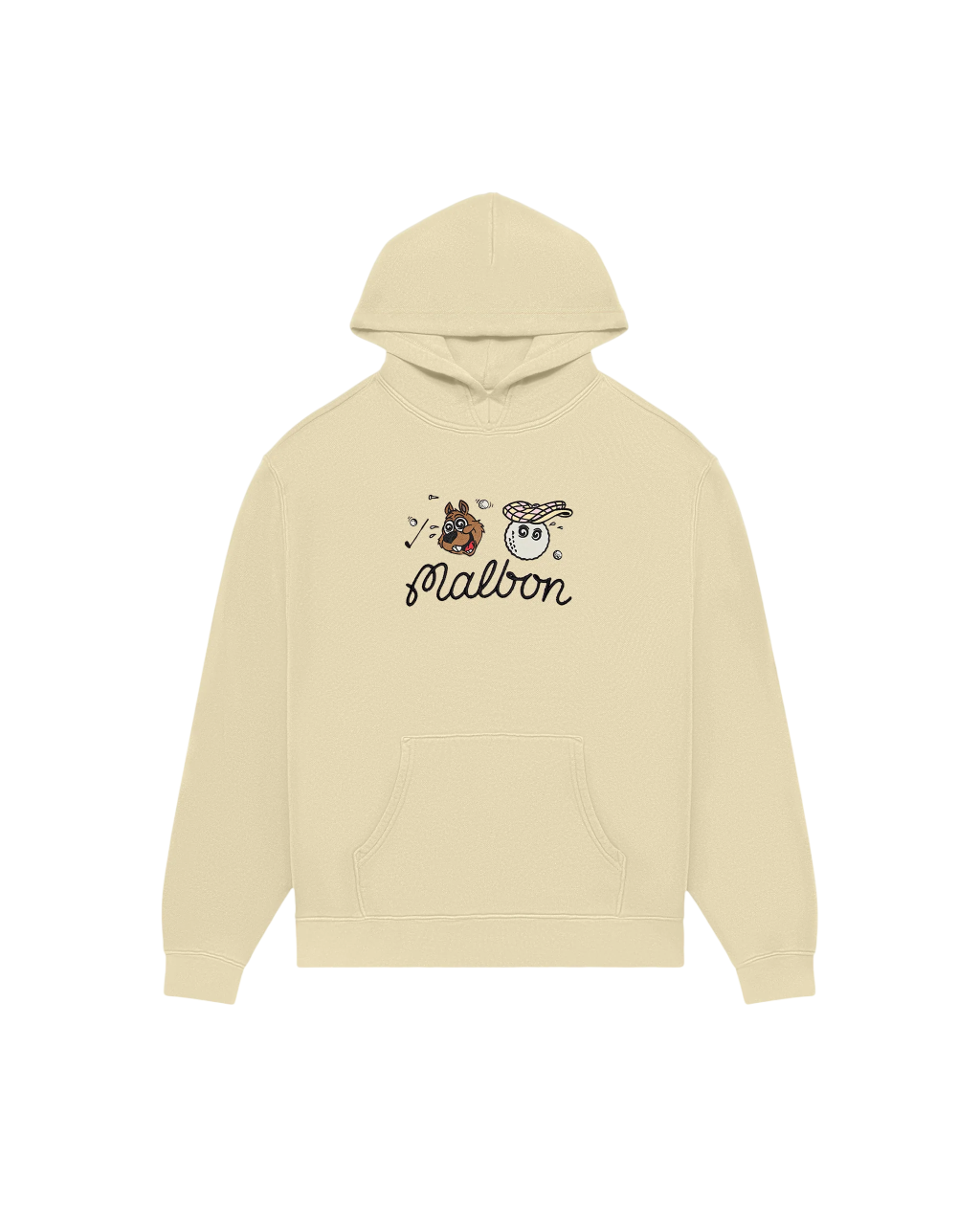 Two Man Scramble Hoodie | Light Khaki