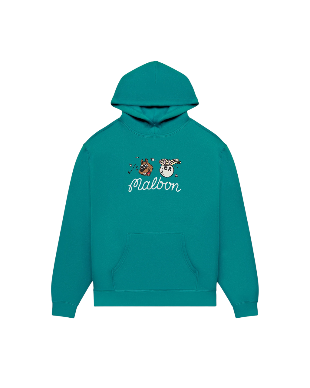 Two Man Scramble Hoodie | Blue Green