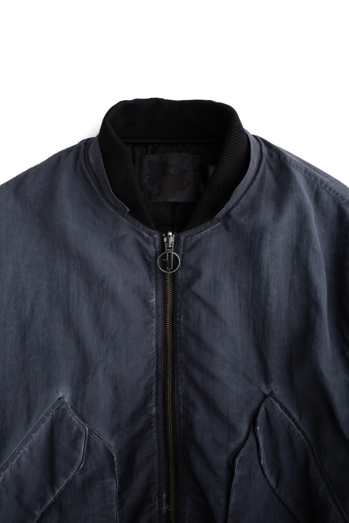 Fur Hood Bomber | Black