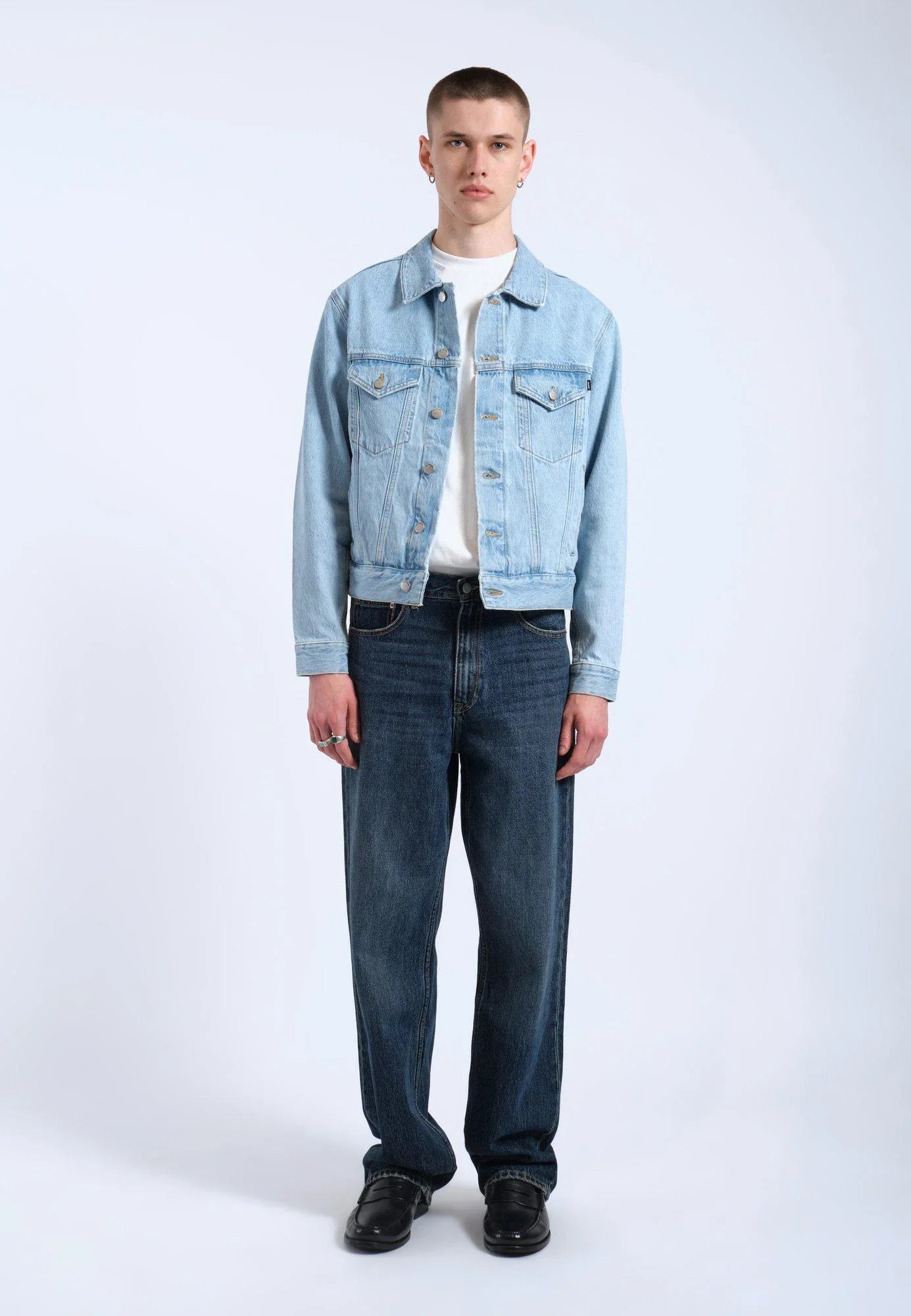 Joey Trucker Jacket - Stream Light Retro
