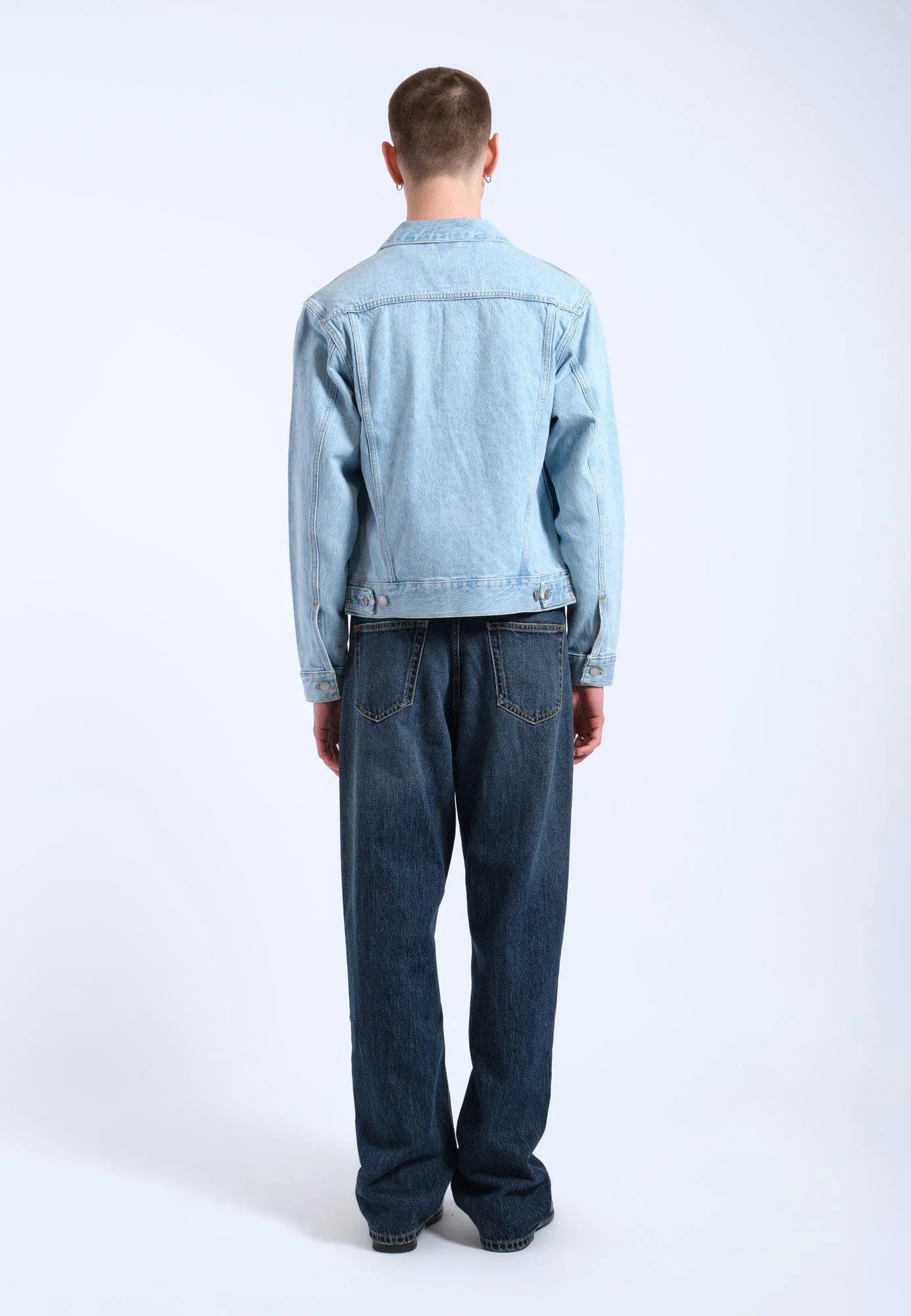 Joey Trucker Jacket - Stream Light Retro