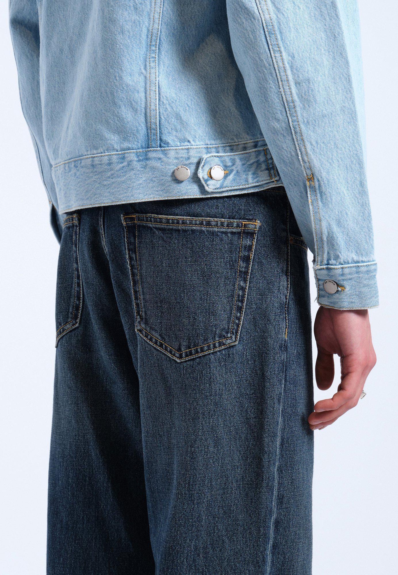 Joey Trucker Jacket - Stream Light Retro
