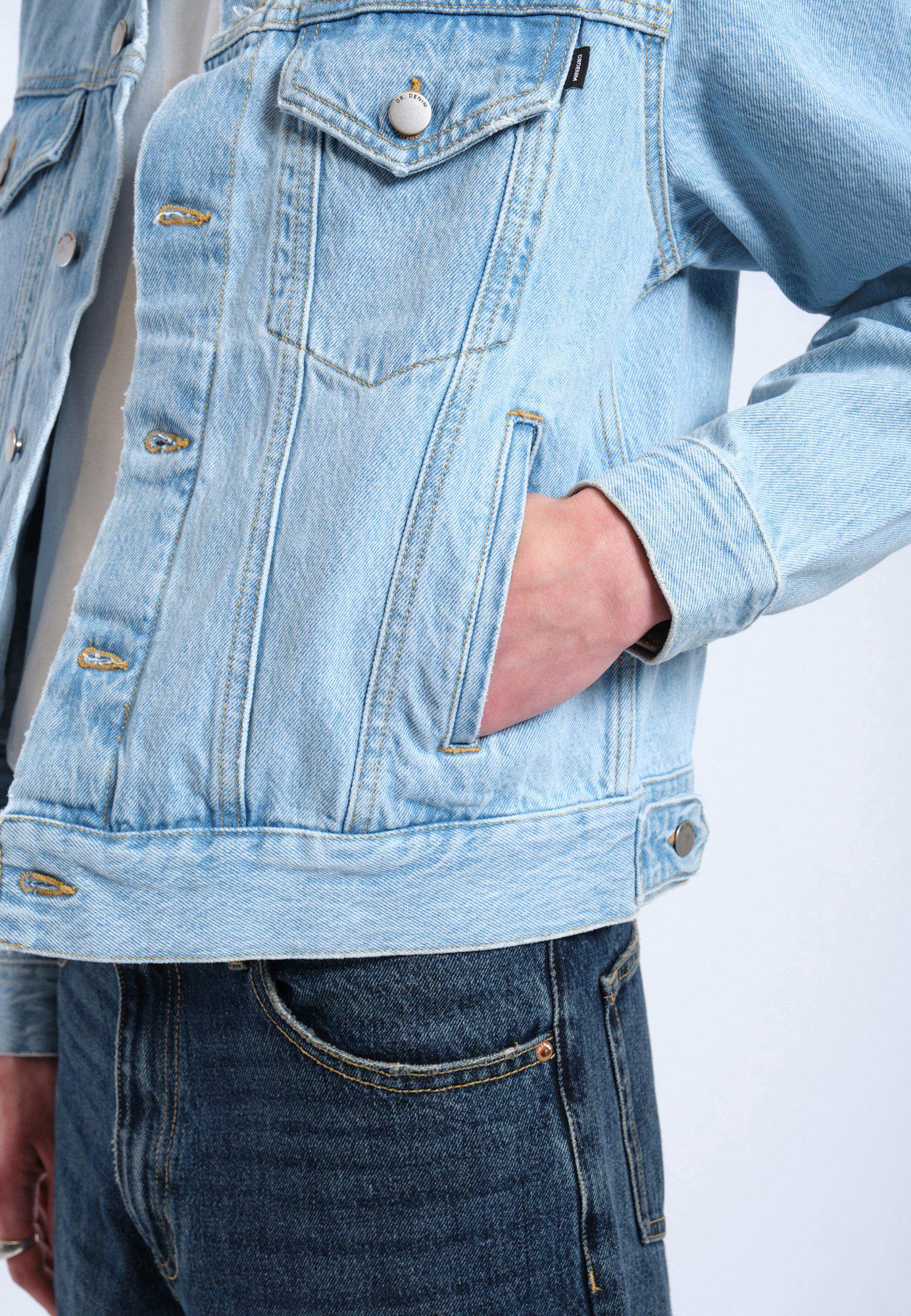 Joey Trucker Jacket - Stream Light Retro