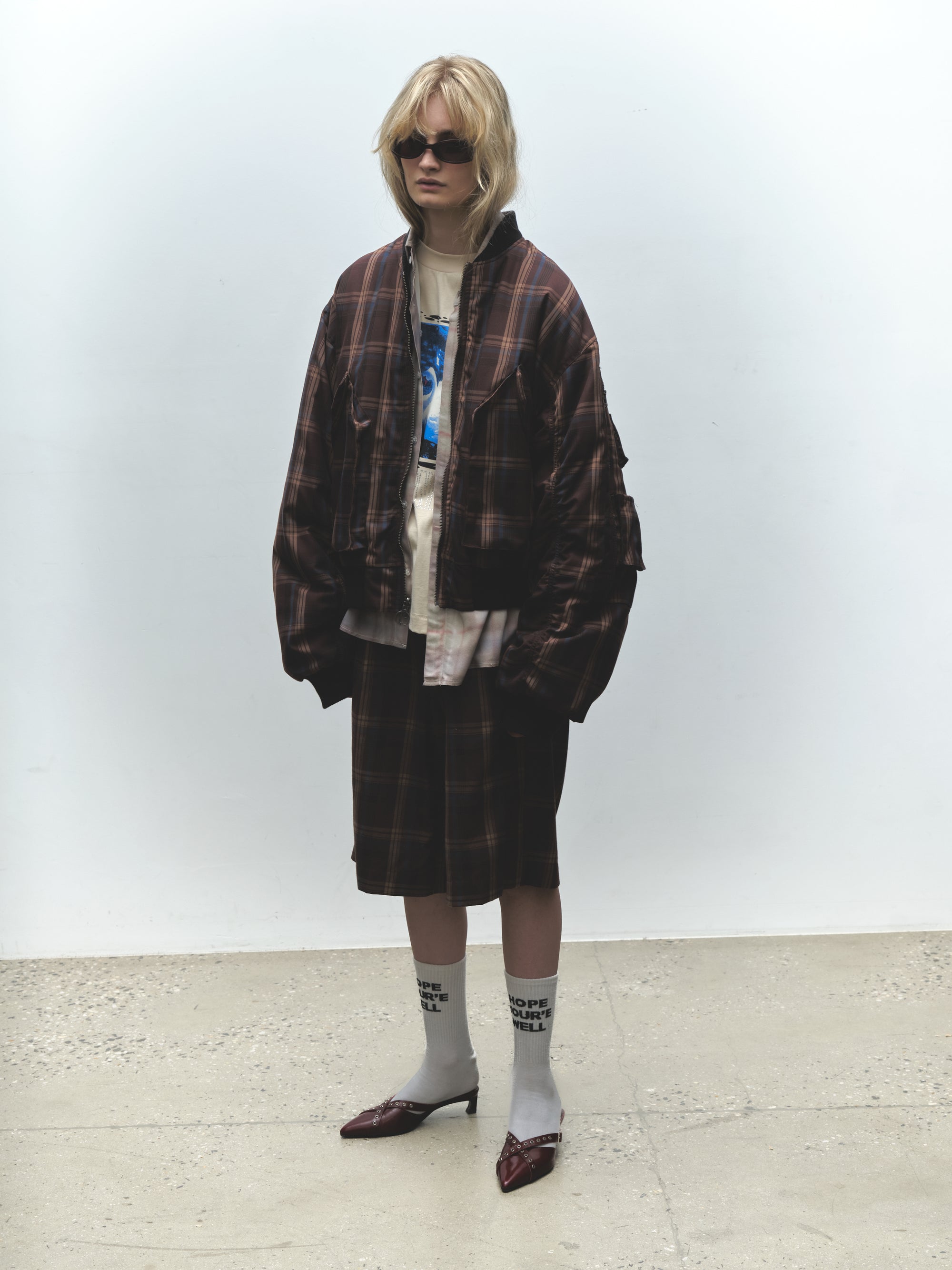 Airbrush Plaid Button Up | Plaid