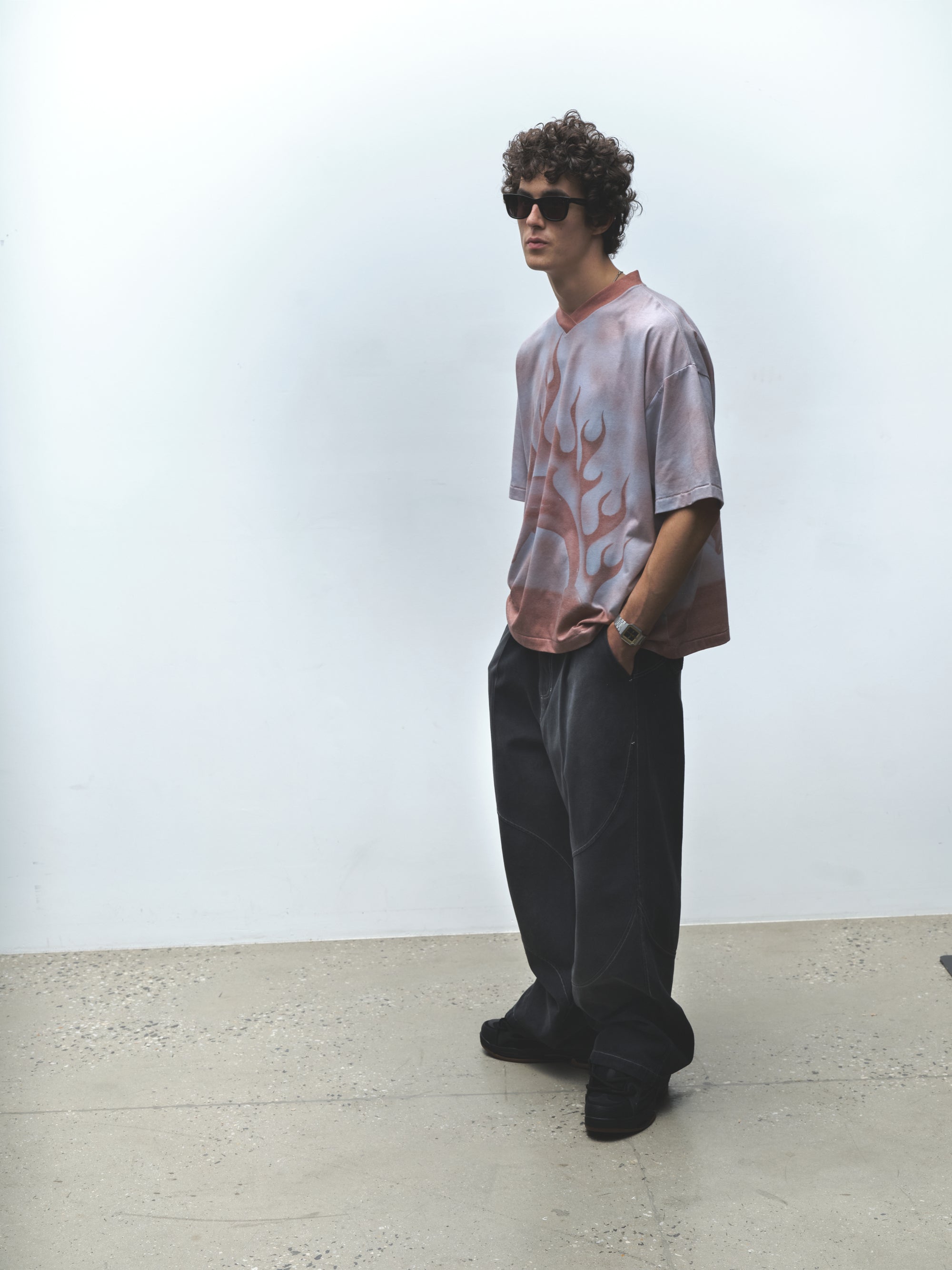 Flaming Dolphin Jersey | Pink