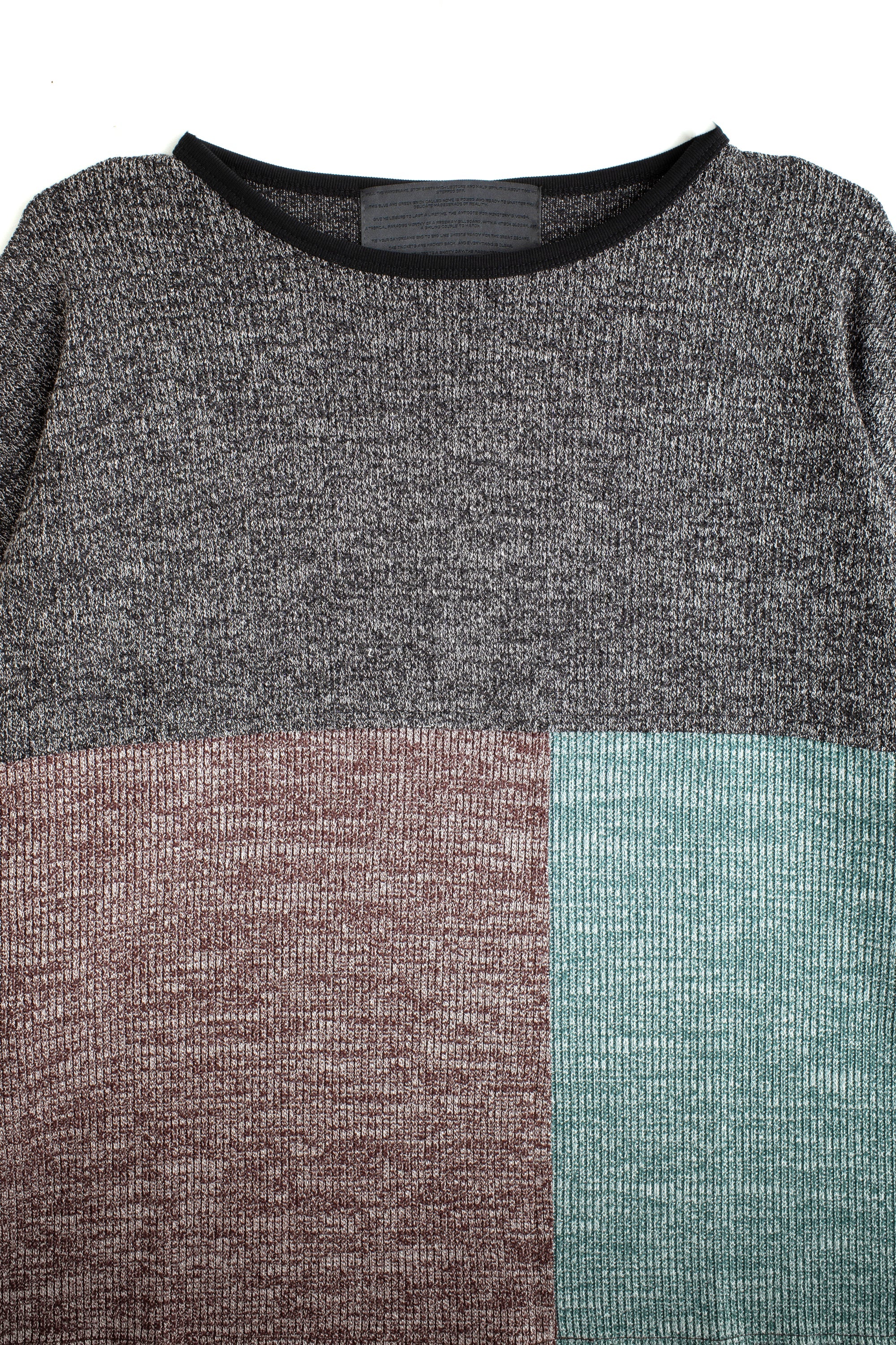Paneled Speckle Knit | Multi