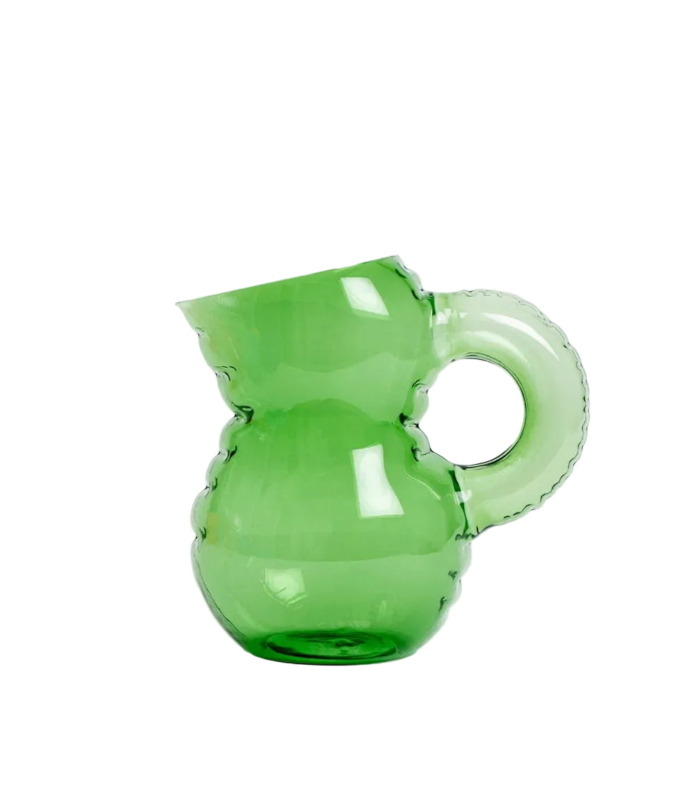 Glass jug 'EMILY' | Emerald