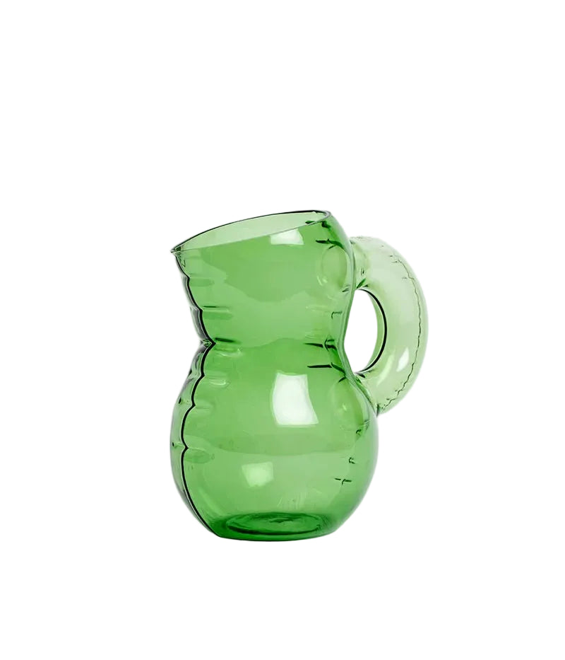 Glass jug 'EMILY' | Emerald