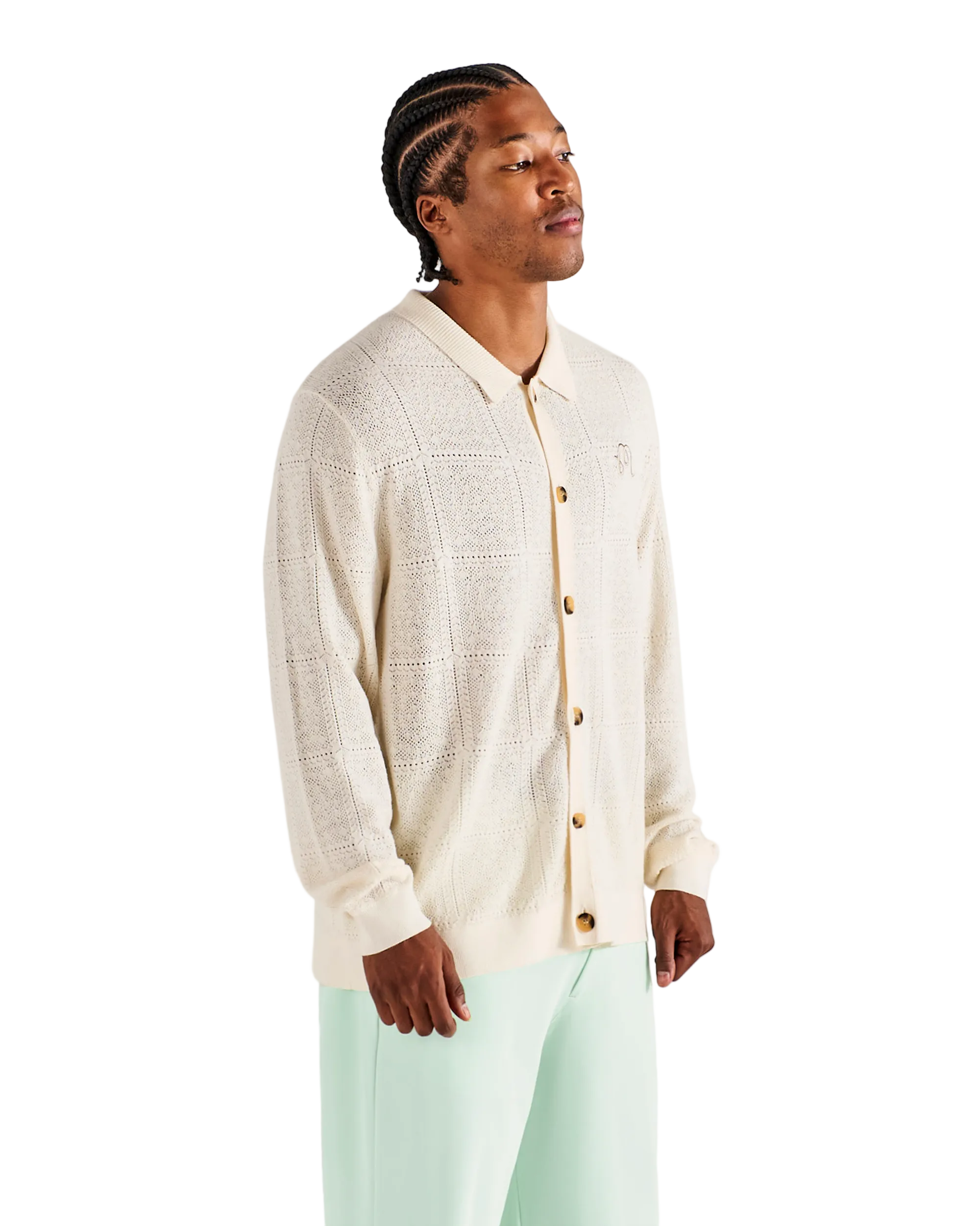 Resort Crochet Cardigan | Whisper White
