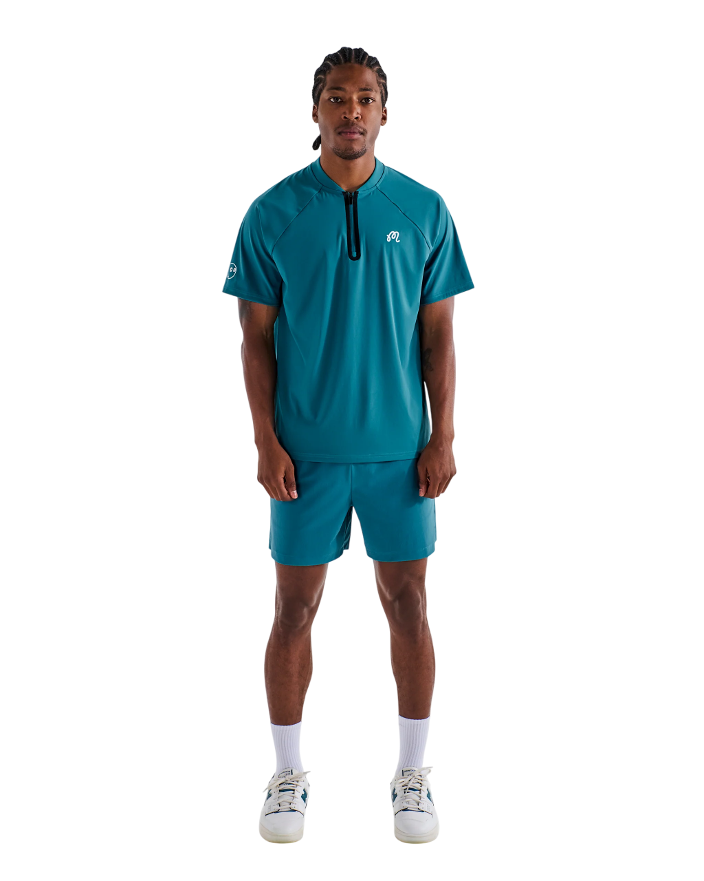 Performance Zip Blade Collar Polo | Azurra