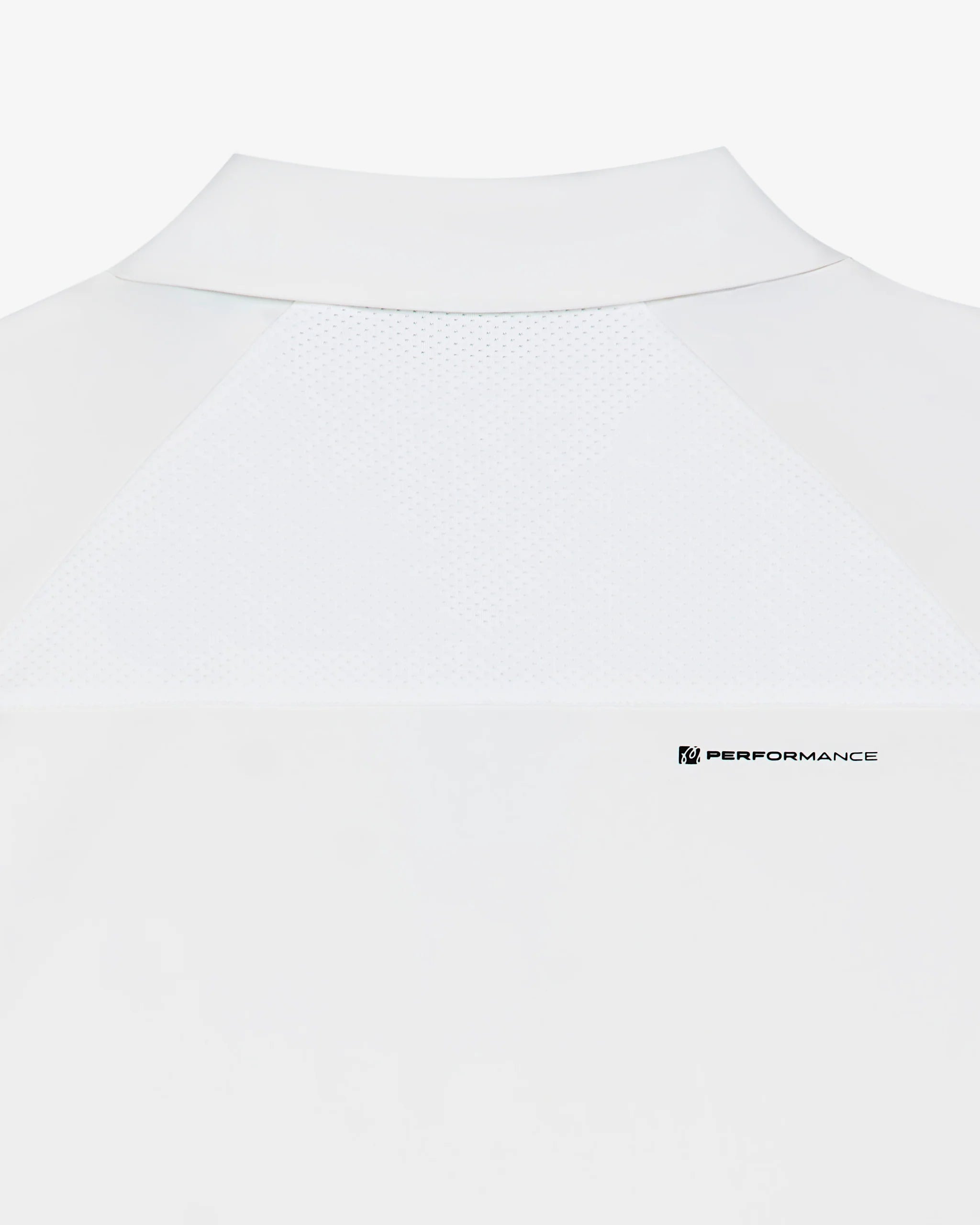Performance Zip Raglan Polo | White