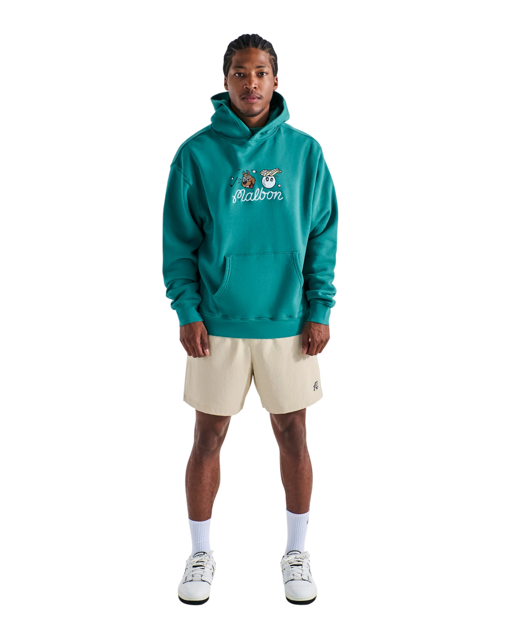 Two Man Scramble Hoodie | Blue Green