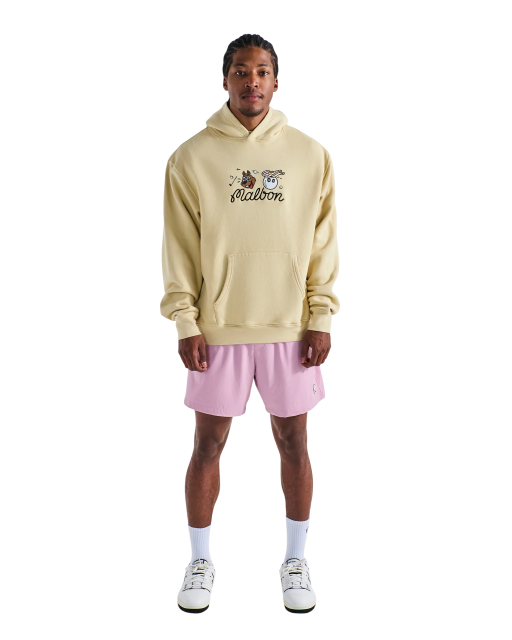 Two Man Scramble Hoodie | Light Khaki