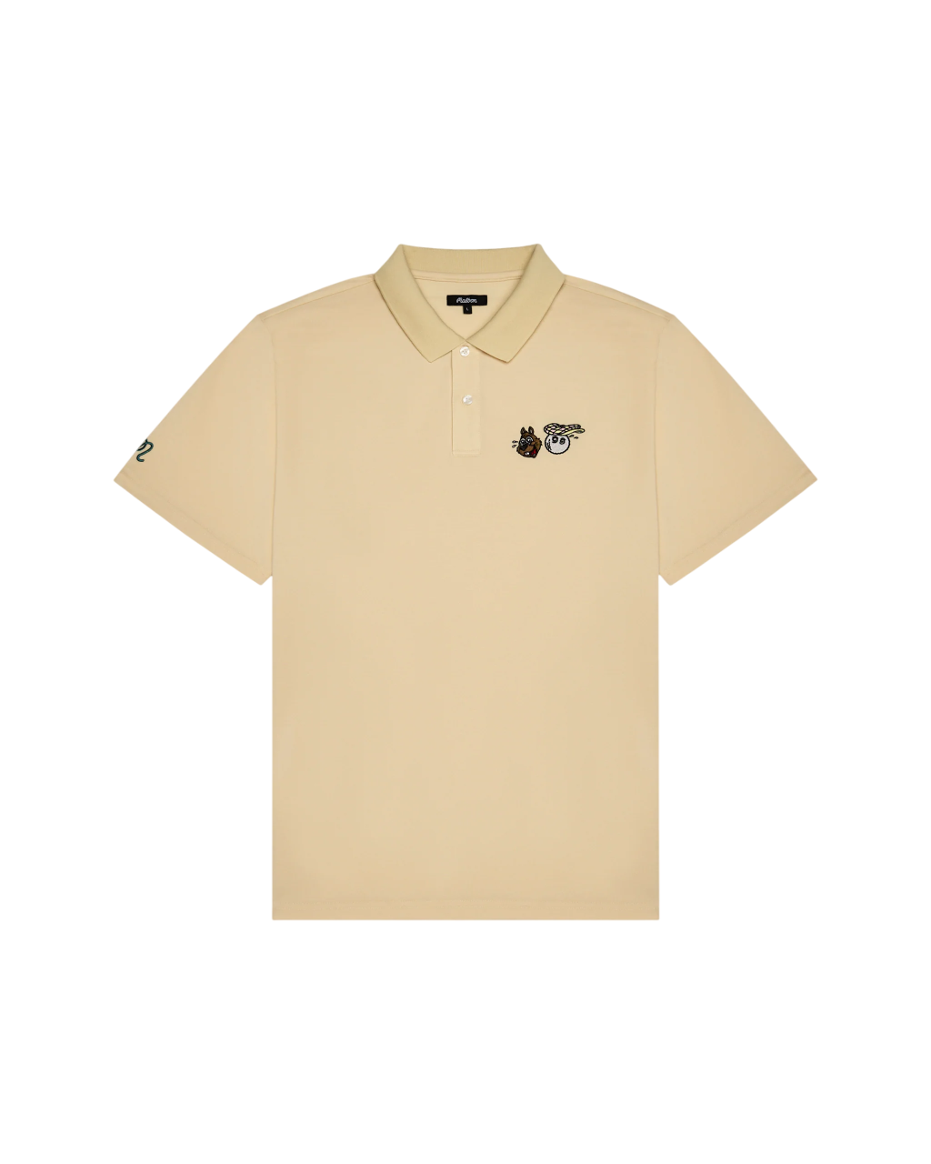 Two Man Scramble Pique Polo | Light Khaki