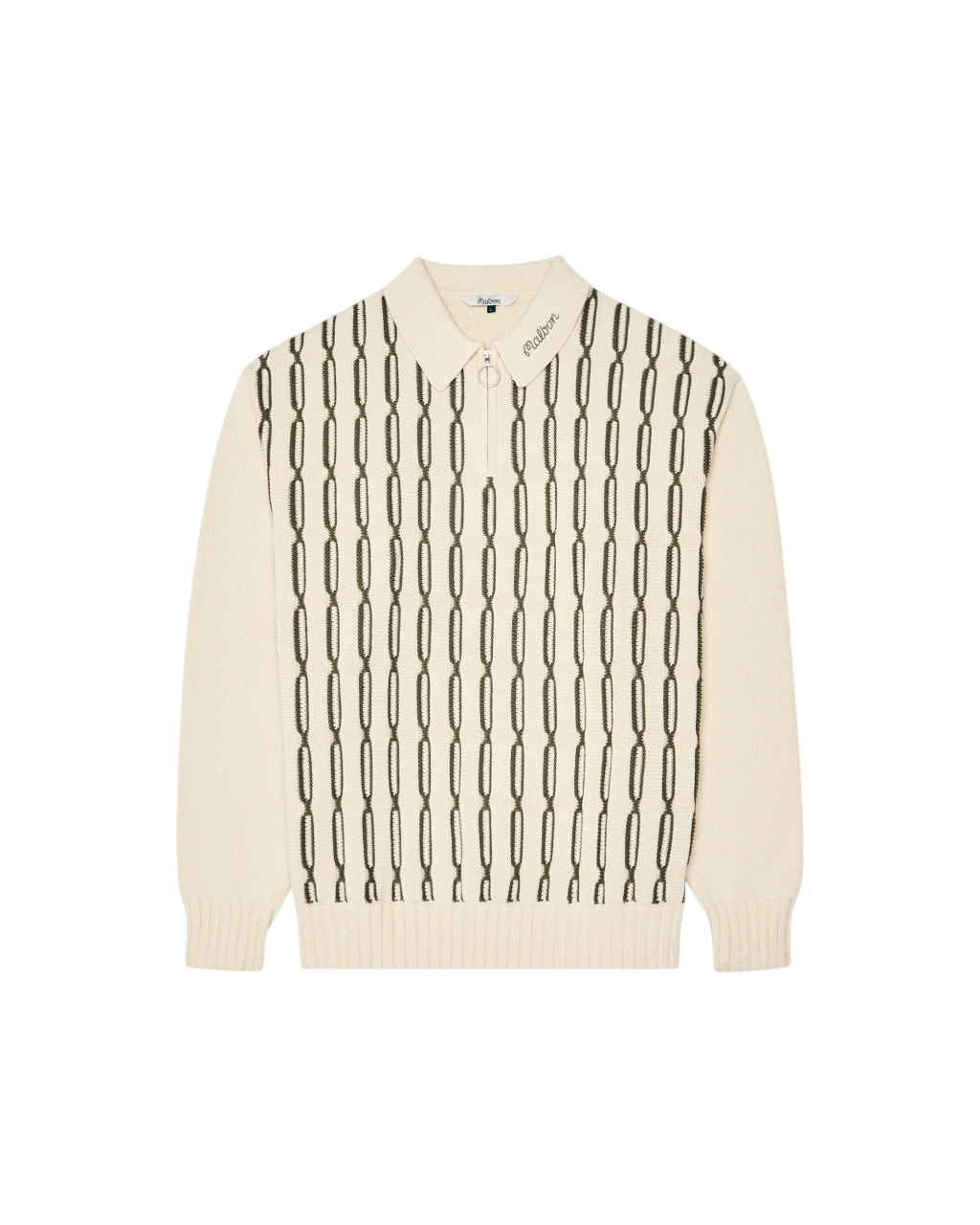 Links Polo Sweater | Beige