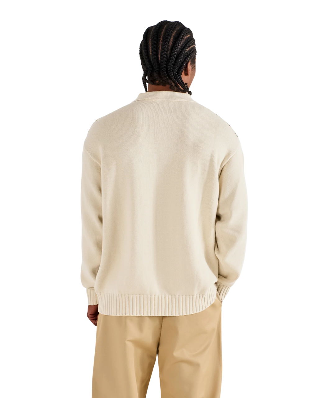 Links Polo Sweater | Beige