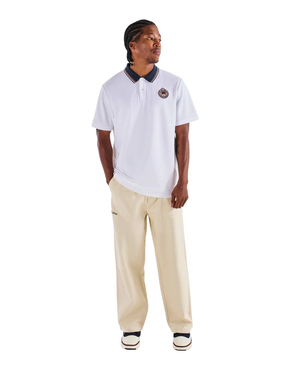 Fairway Oakwood Polo | White