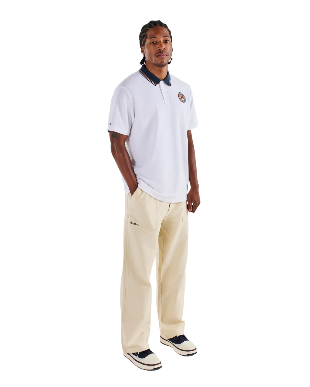 Fairway Oakwood Polo | White