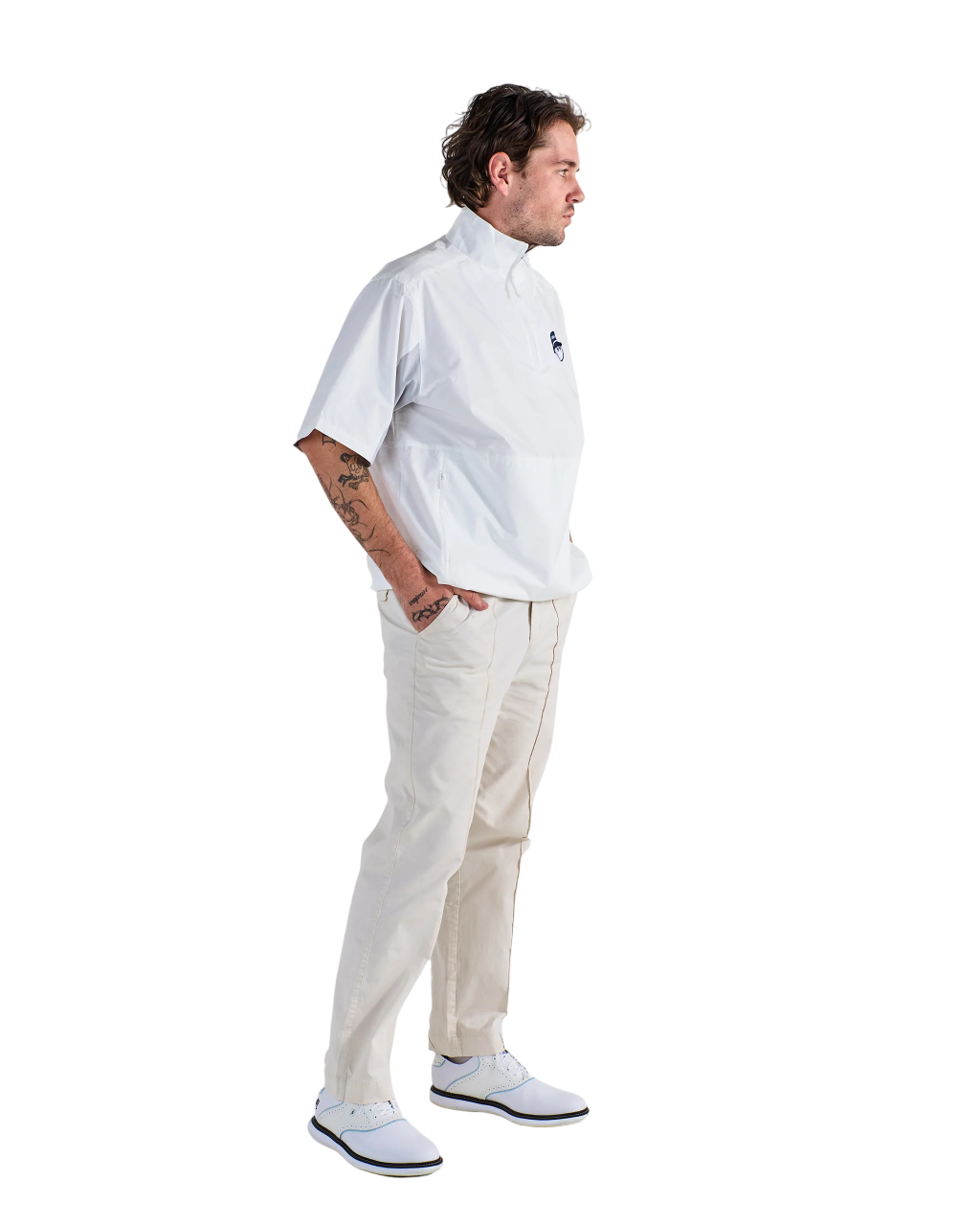 Nylon Windshirt | White