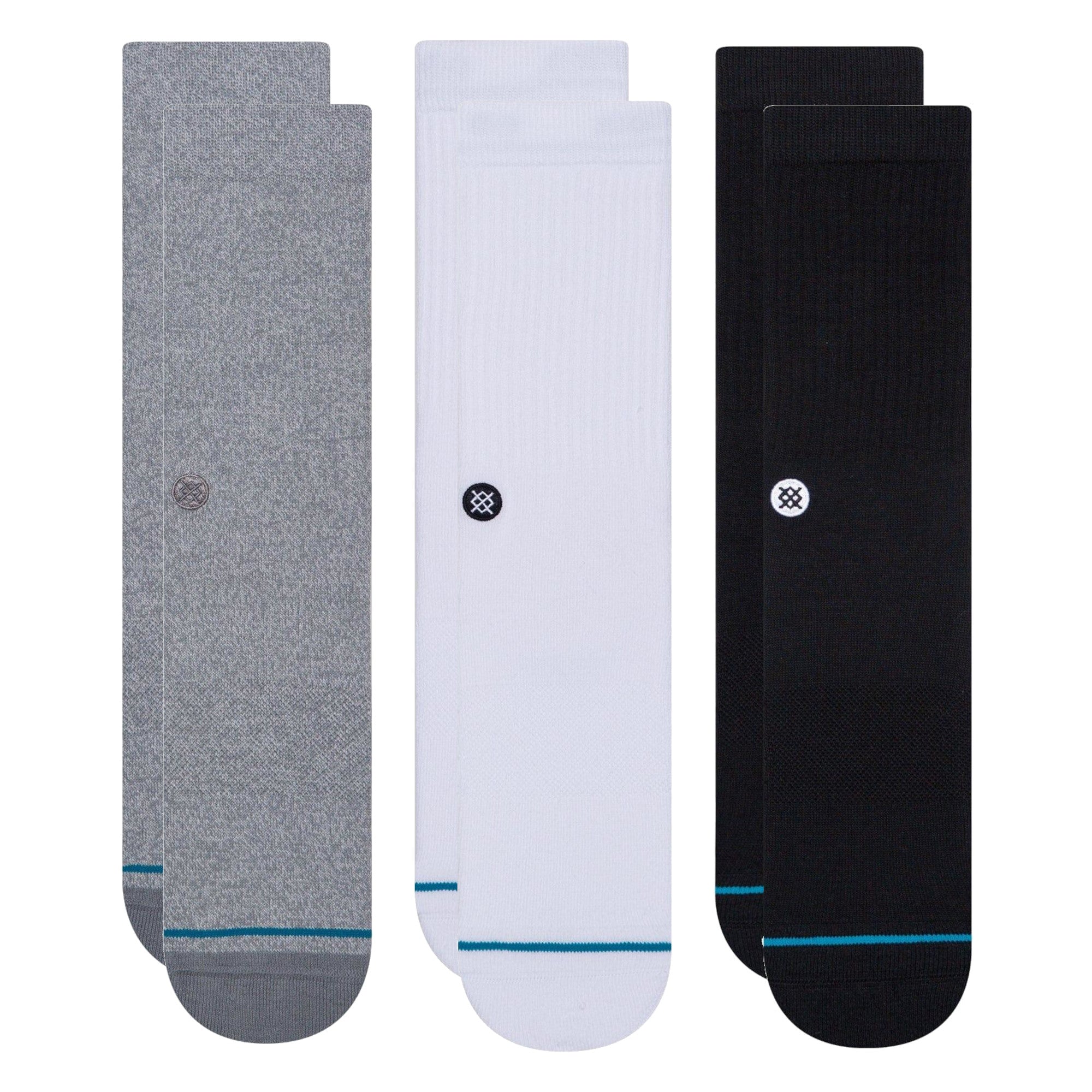 Icon Crew Socks 3 Pack