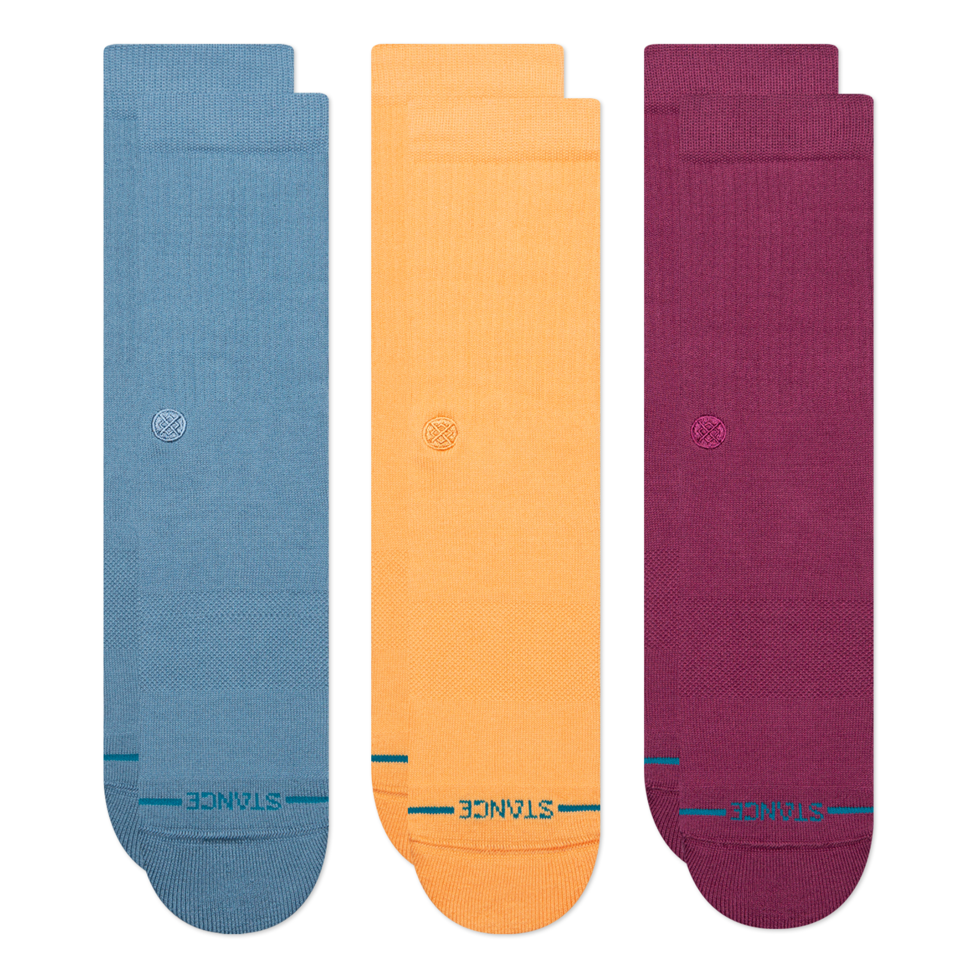 Icon Crew Socks 3 Pack