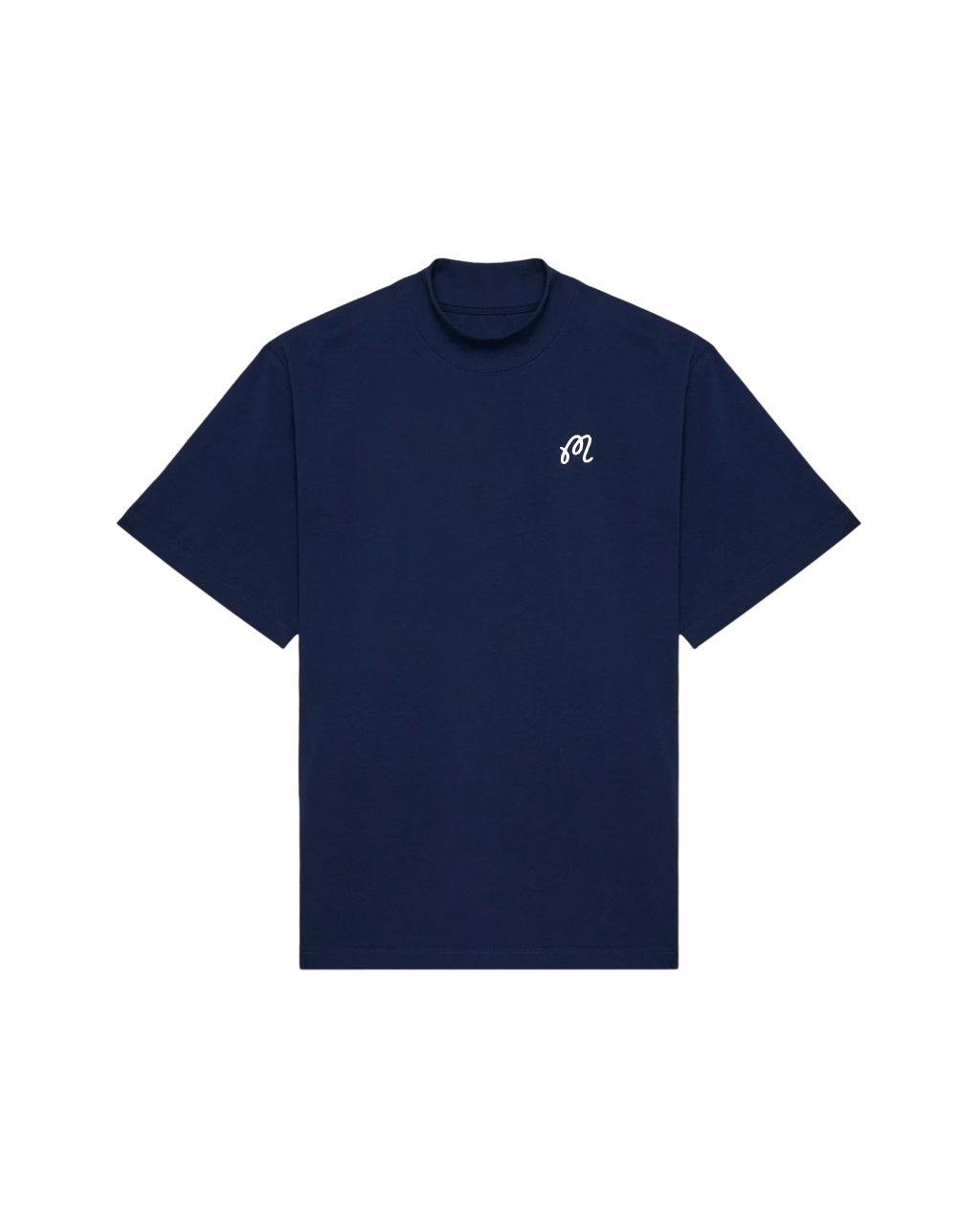 Mare Mockneck Tee | Navy