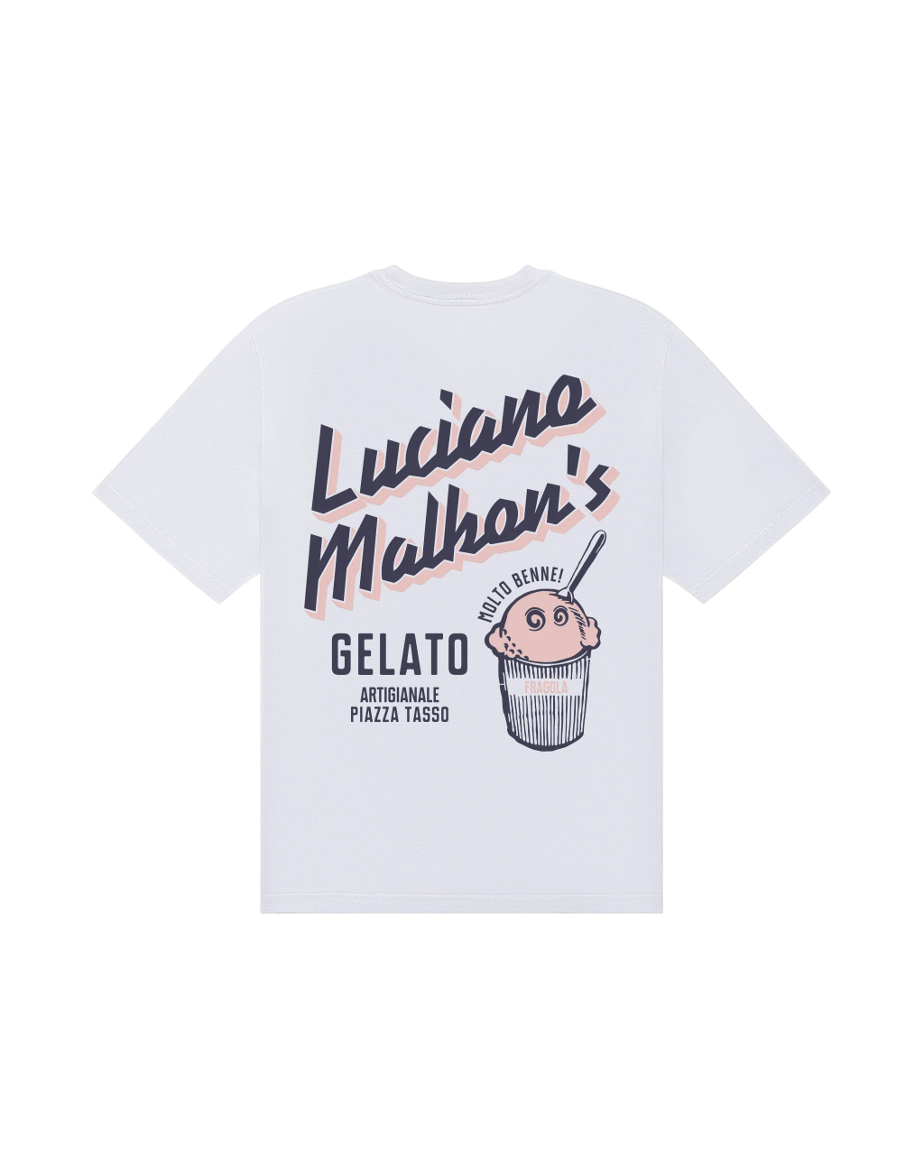 Gelato Stand Pocket Tee | White