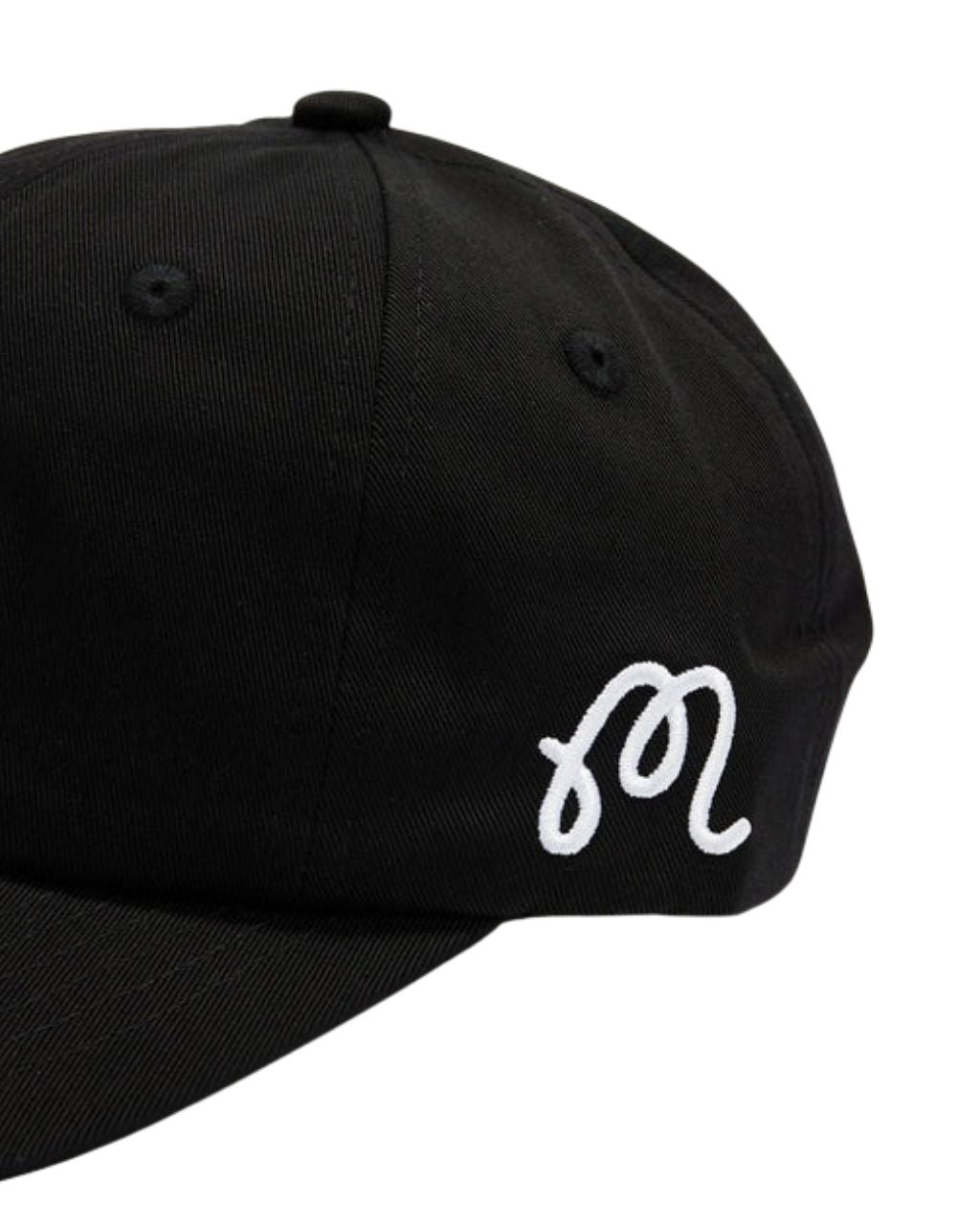 Washed Cotton Twill Hat | Black