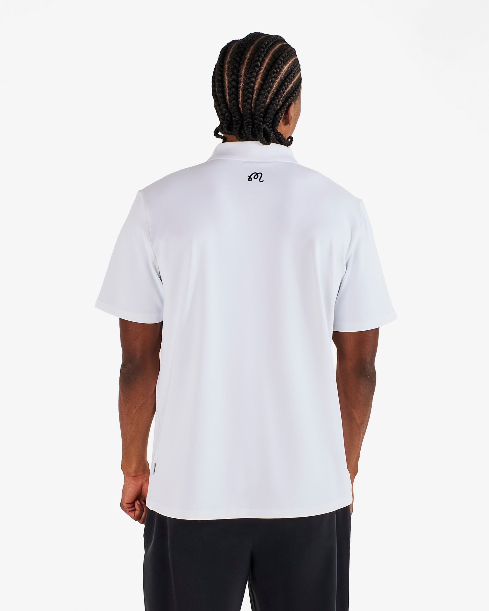 Block Placket Polo (original) | White