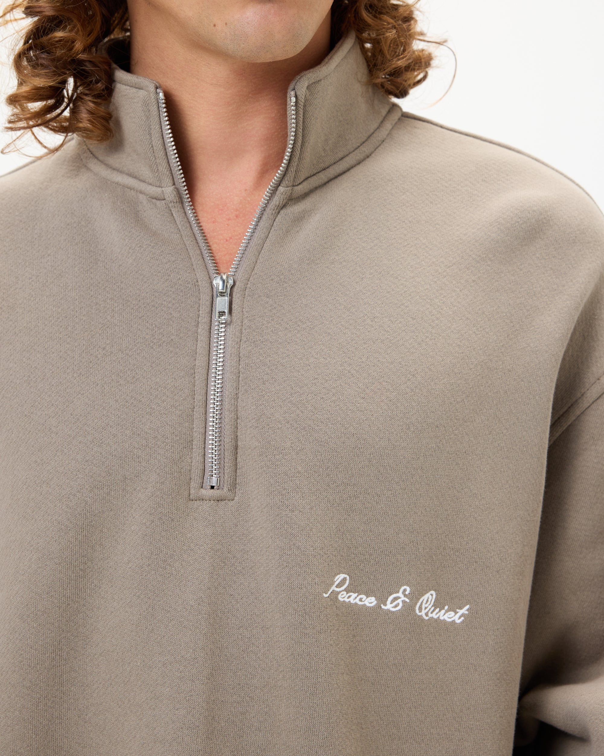 Signature Quarter Zip | Sepia