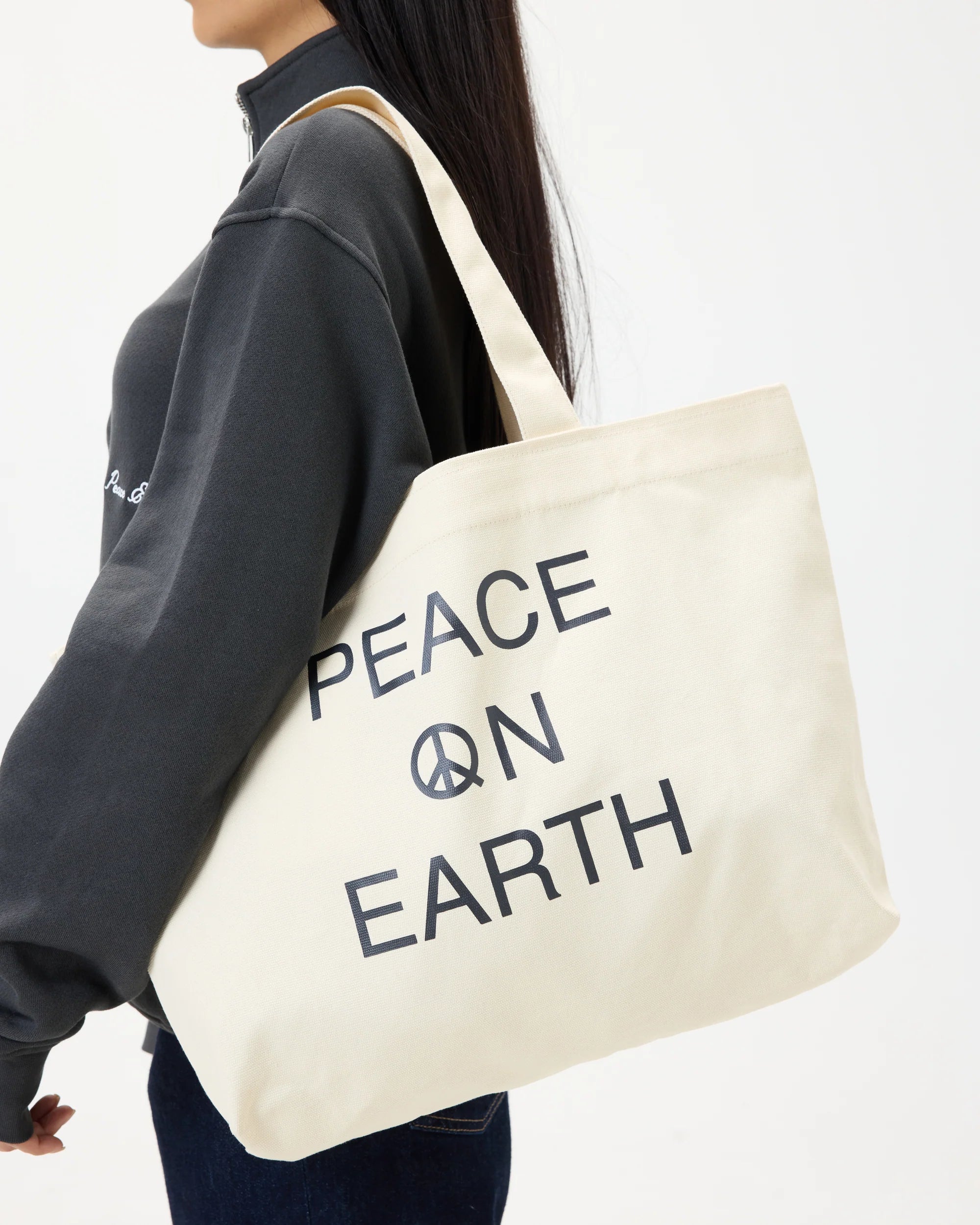 Earth Tote Bag | White