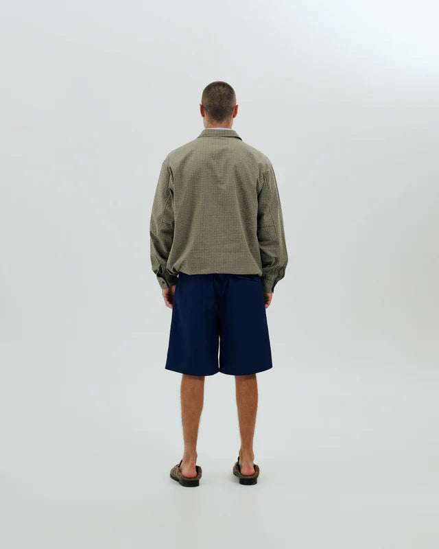Plaid Tactical Overshirt | Green/White