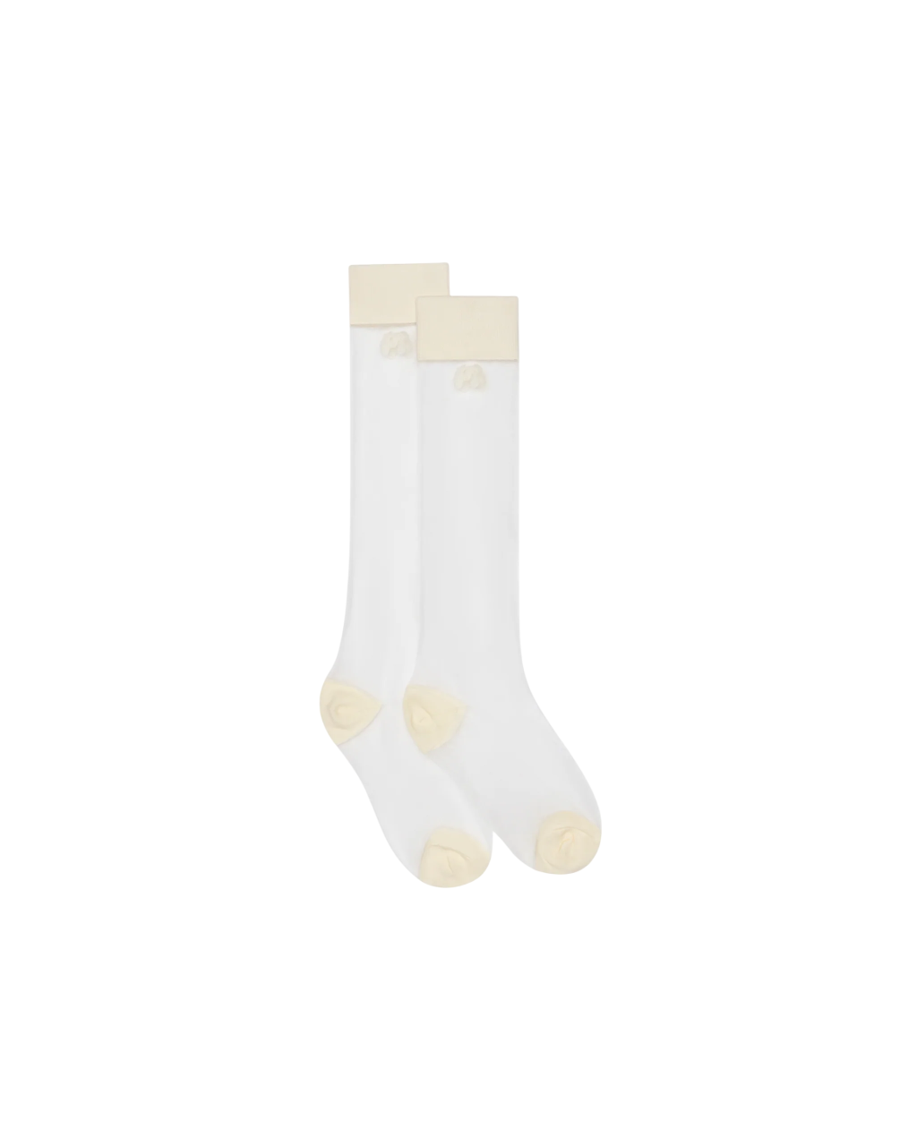 Leandra Knee High Socks | Ivory