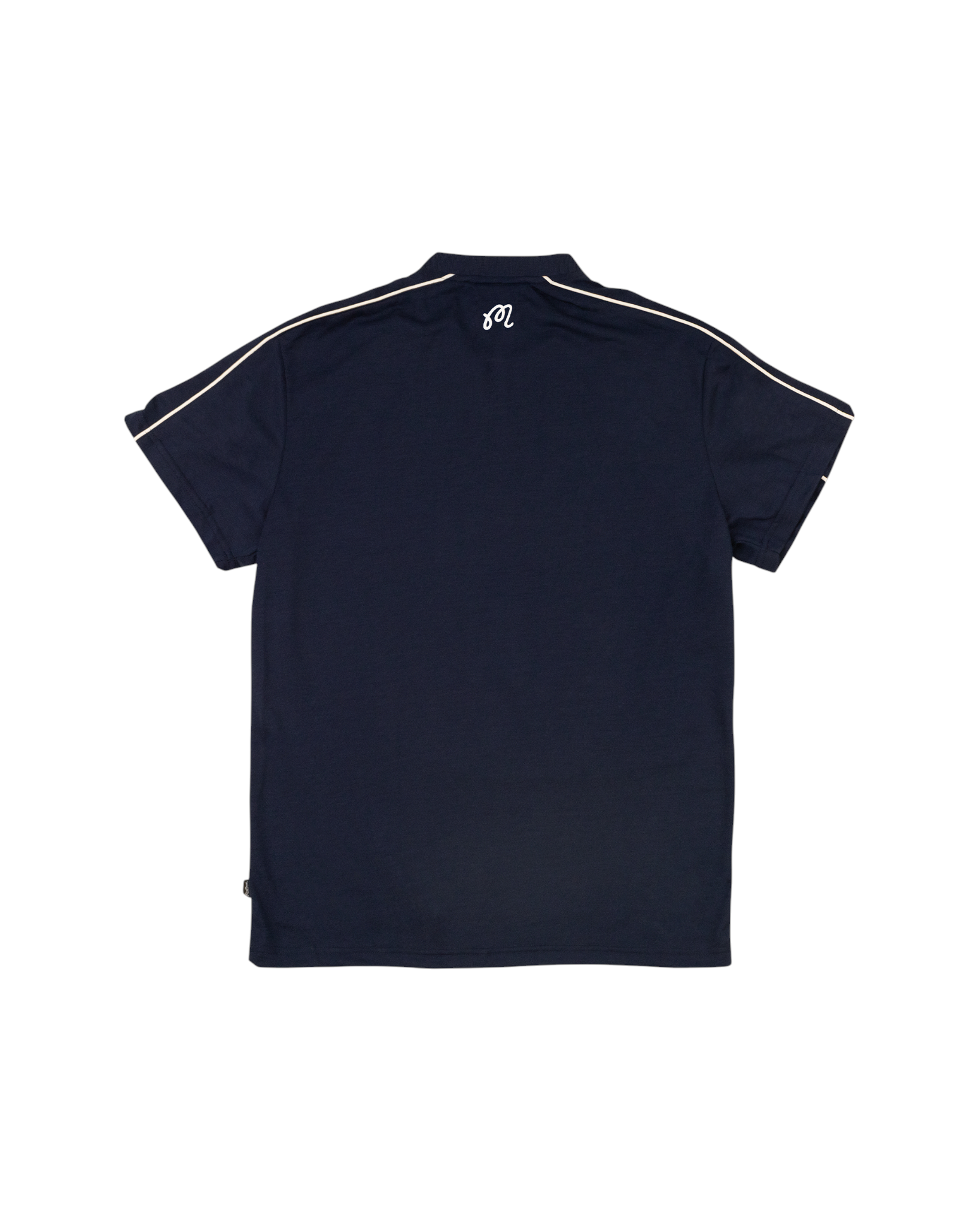 Malbon x TTP Performance Zip Blade Collar Polo | Navy