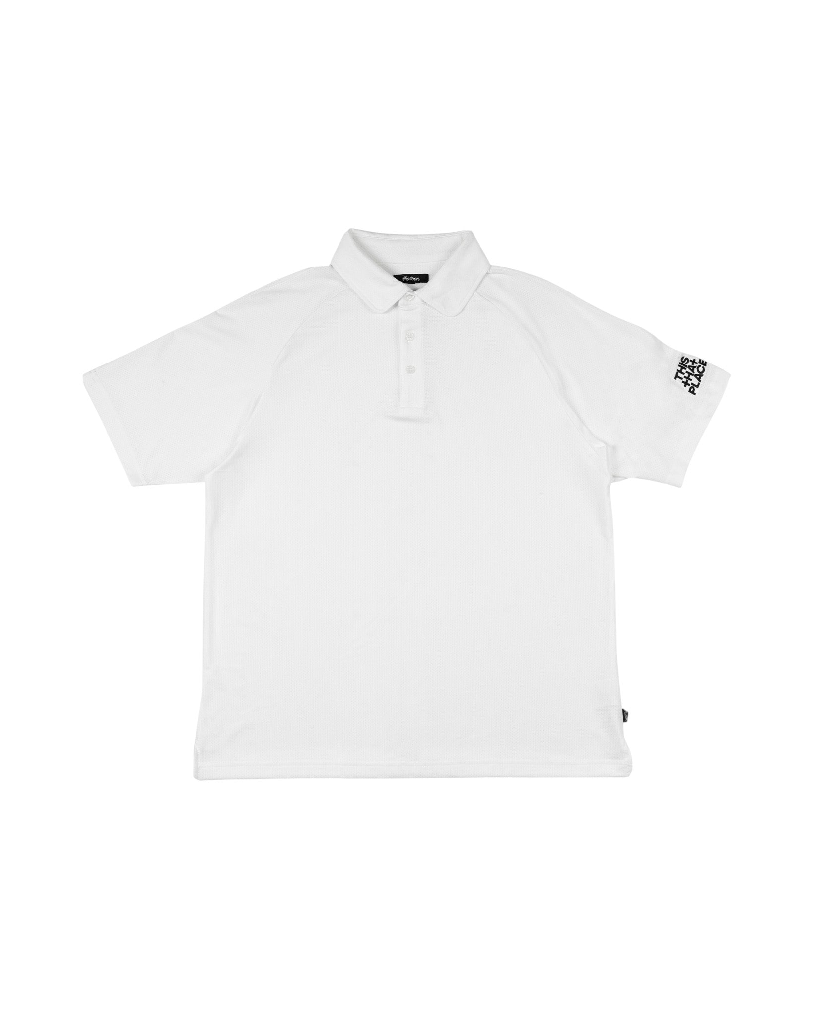Malbon x TTP Performance Raglan Polo | White