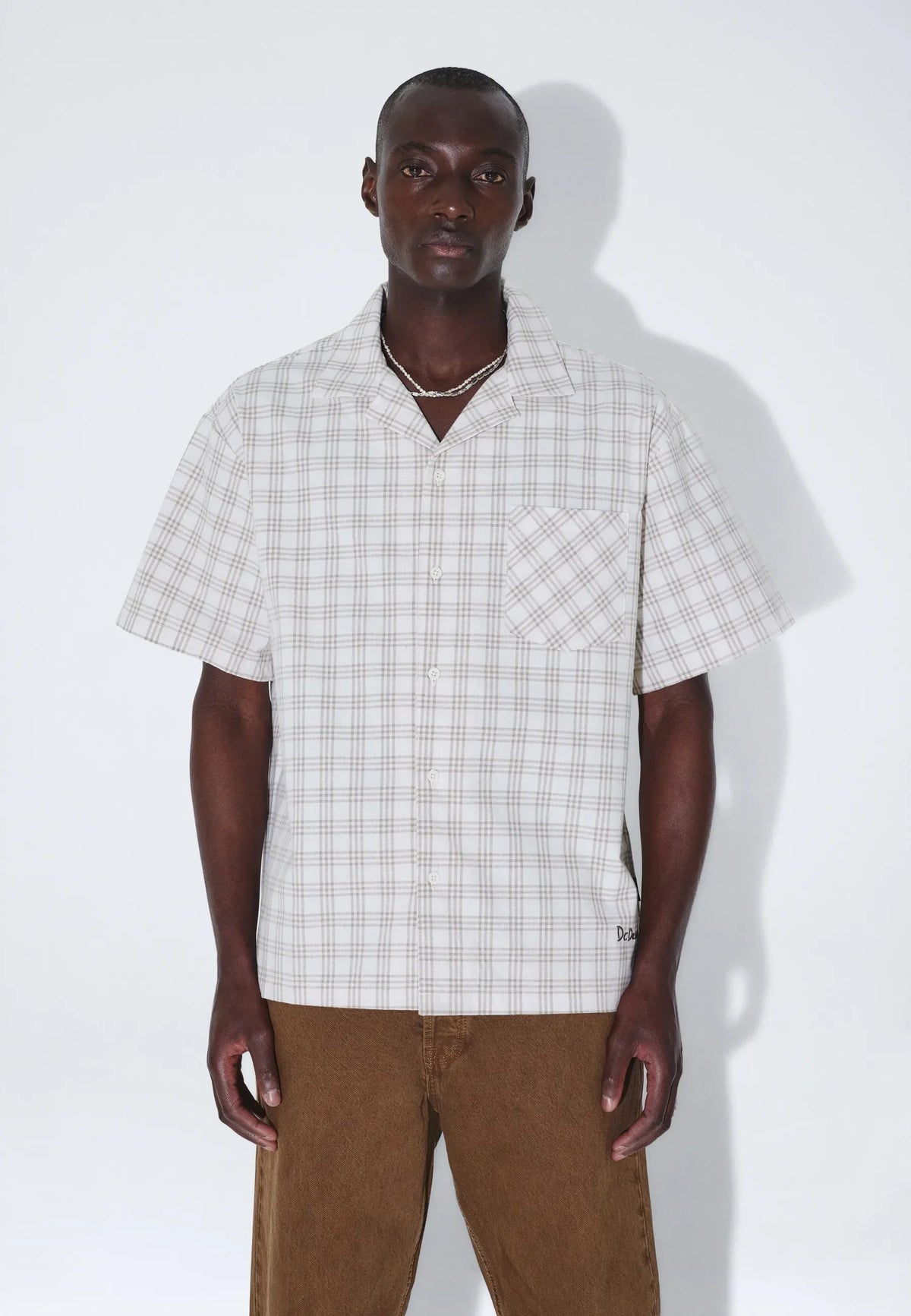 Mile Shirt | Ecru Summer Check