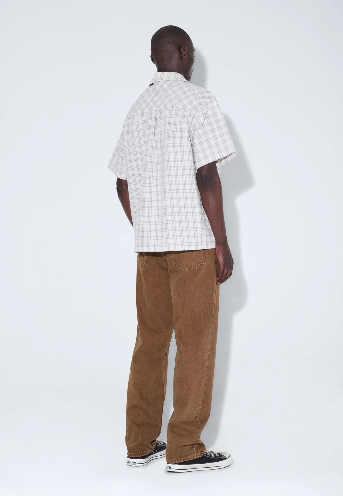 Mile Shirt | Ecru Summer Check