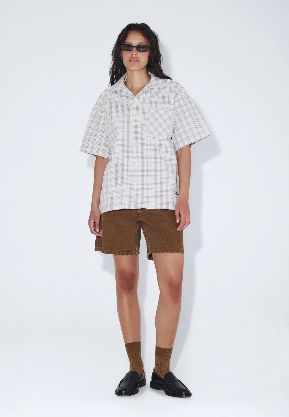 Mile Shirt | Ecru Summer Check